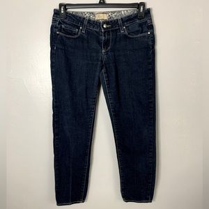 Paige Roxie Cropped Denim Jeans